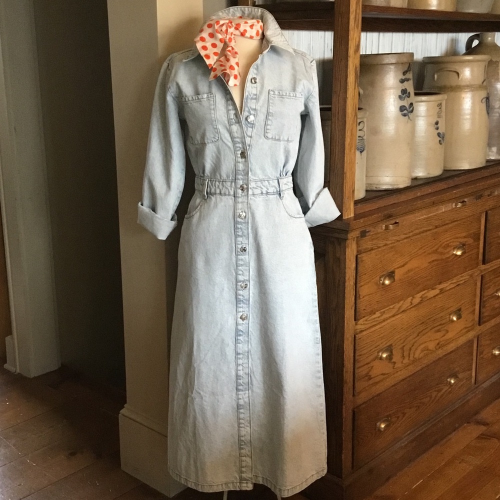 NWOT Zara Denim Dress